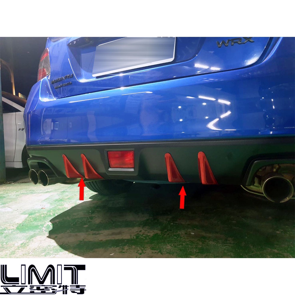 Limit- 速霸陸 Subaru WRX 4代 2015-2019 原廠後保 鯊魚鰭蓋 烤漆 卡夢 改裝配件