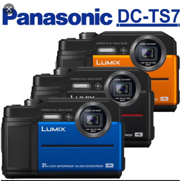 未拆黑色 Panasonic TS7 4k防水相機 IXUS 285 W810 IXUS 185 XP140 XP130