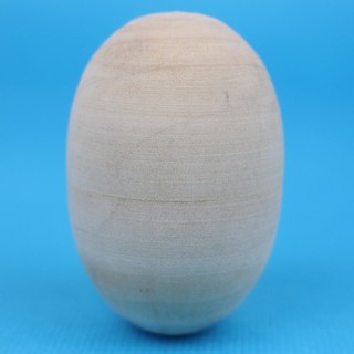 木質空白蛋 DIY彩繪蛋 (空心木質蛋) /一個入 木雞蛋 立蛋 復活節彩蛋 -AA-5069