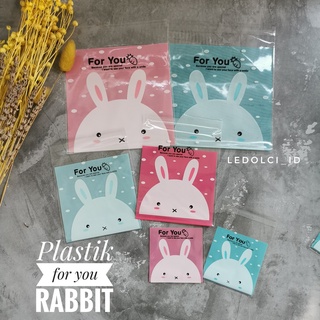 塑料餅乾塑料紀念品袋兔子兔子模型