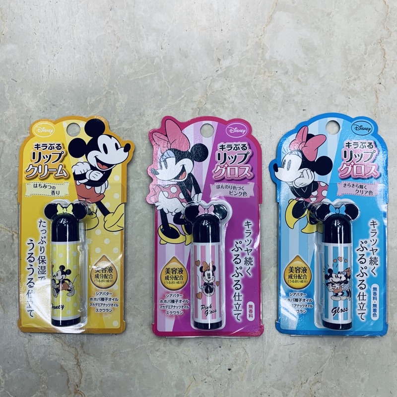 嘉賓美容百貨材料行-日本CBIC迪士尼保濕光潤護唇膏4.4g