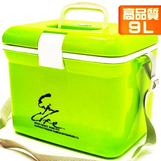 Hyh釣具 臺灣製造9L冰桶9公升冰桶行動冰箱.攜帶式冰桶釣魚冰桶保冰桶冰筒保冷桶保冰箱保冷箱保溫桶保溫箱保冰袋