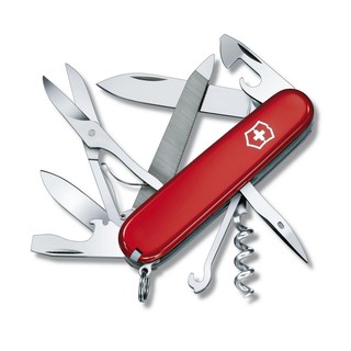 VICTORINOX 瑞士維氏 瑞士刀 Mountaineer 18用 91mm 紅 1.3743