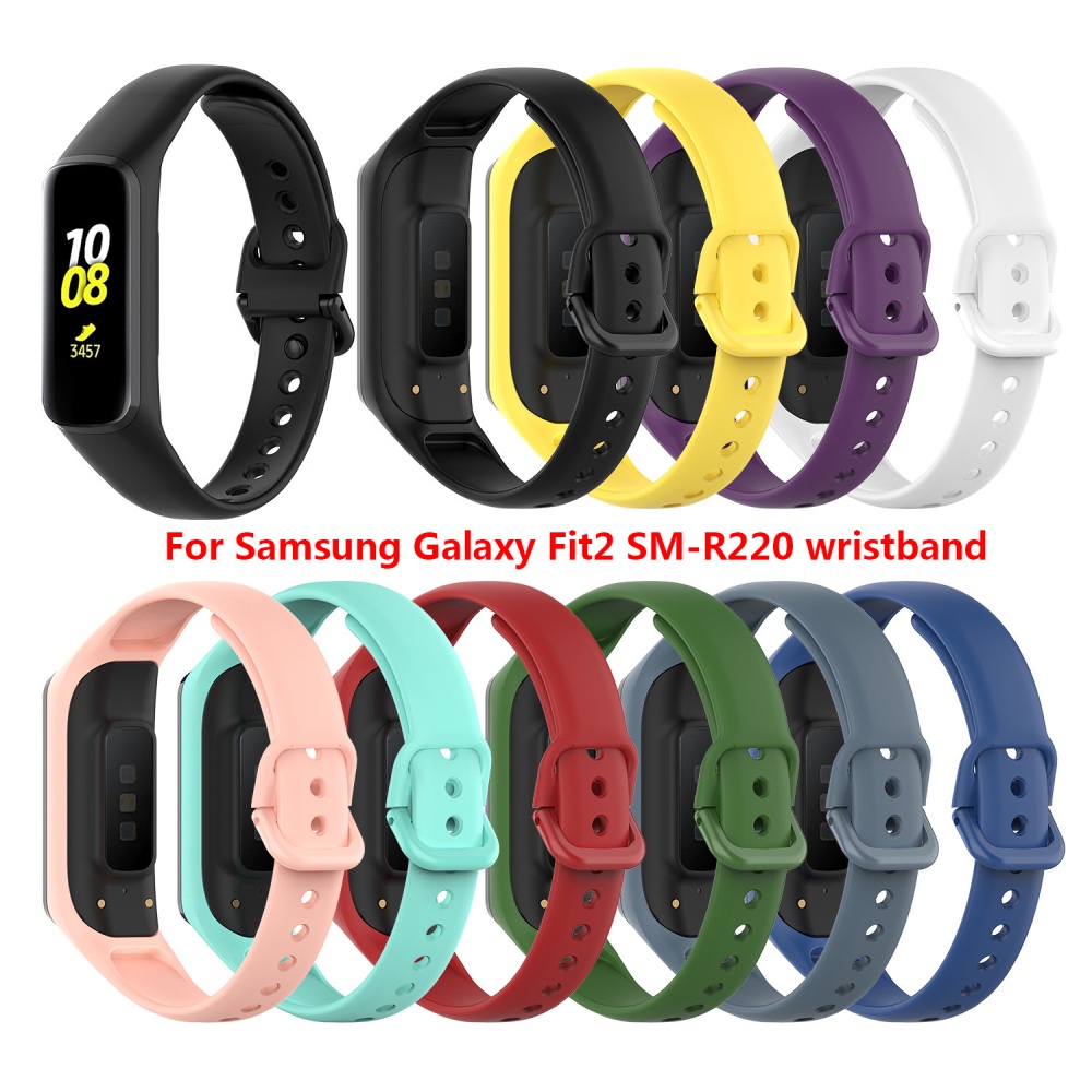 Galaxy Fit 2 SM-R220 腕帶替換手鍊矽膠錶帶替換錶帶