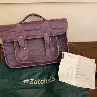 [二手]Zatchels 劍橋包 特殊款 紫色