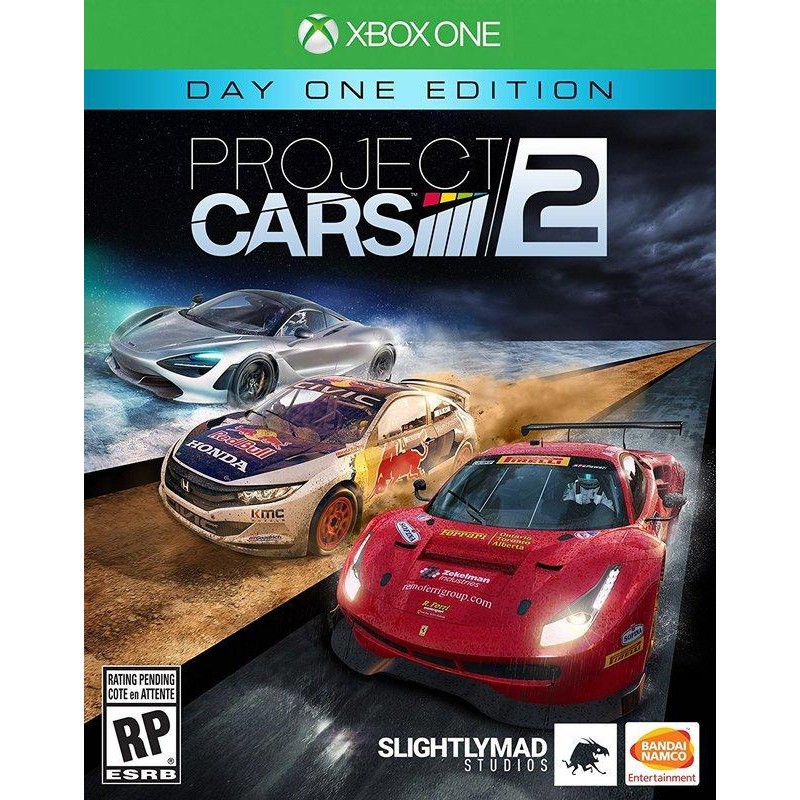最後一套 首批特典下載碼 鐵盒 貼紙 Xbox One 賽車計畫2 亞版中文版project Cars 2 蝦皮購物