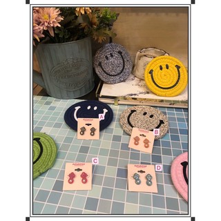 💜Princess Korea💜韓國正品GRAIN de BEAUTE&Aznavour簡約氣質珍珠鑲鑽貼耳💗耳環鋼針