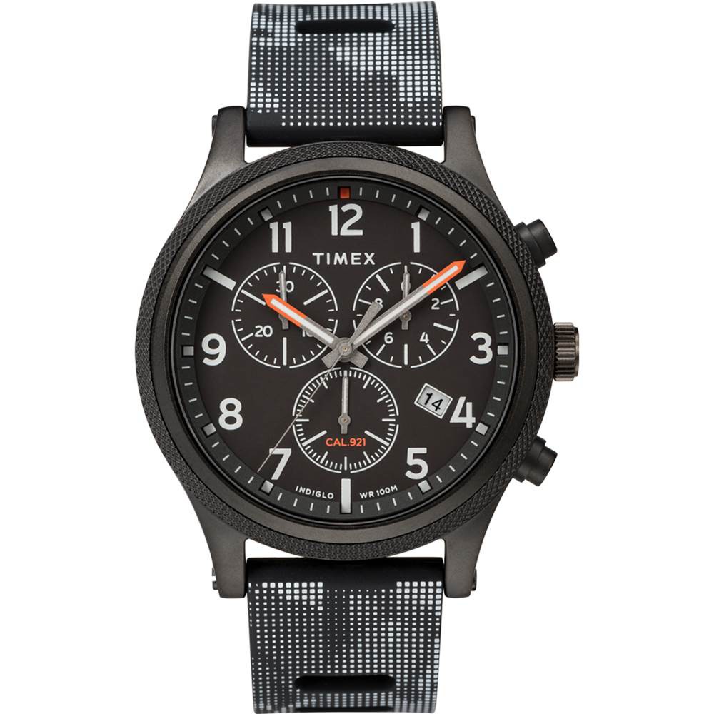【TIMEX】天美時 復刻系列 三眼計時復古手錶  (黑TXTW2T33100)