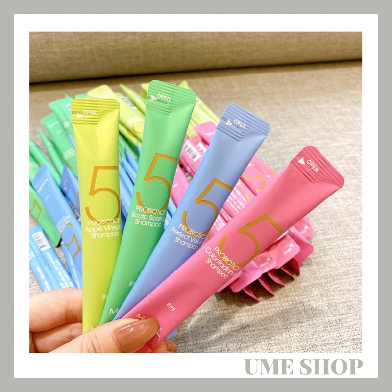 UME❤SHOP MASIL 5次方益生菌洗髮乳 洗髮 小樣 中樣 旅行組 試用包【正韓現貨】