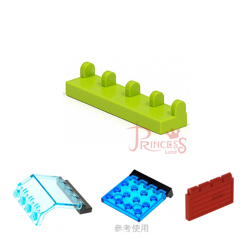 公主樂糕殿 LEGO 樂高 復古零件 轉軸 卡榫 二手 請看商品敘述 萊姆綠色 4625 1X4 *24-05
