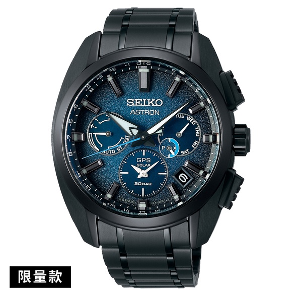 SEIKO 精工 (SSH105J1)(5X53-0BN0SD) Astron 東京夜空限量款 GPS衛星定位鈦金屬腕錶