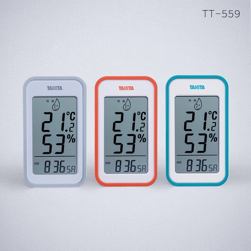 05/13出貨⧓日本 TANITA 溫濕度計 TT-559 溫溼度檢測器 磁吸 壁掛 桌上型 LED顯示