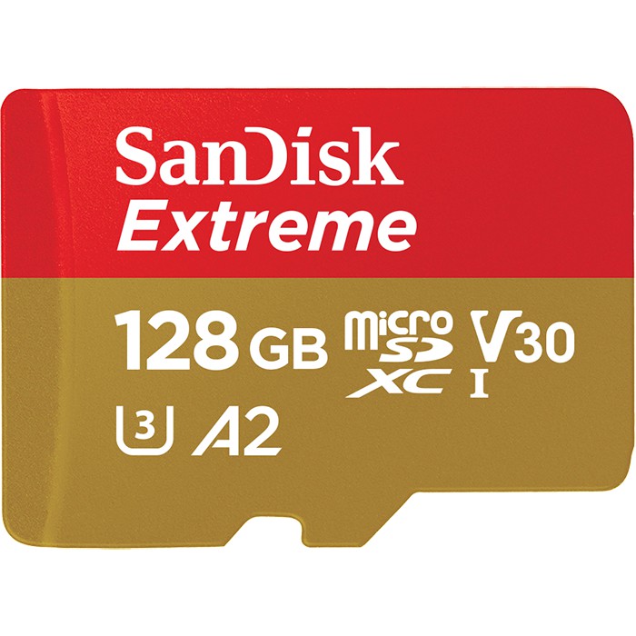 SanDisk Extreme MicroSDXC 128G 記憶卡V30/U3/C10/A2/190MB/90MB/s