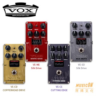 【民揚樂器】VOX VALVENERGY系列 效果器 VE-ME VE-CD VE-CE VE-SD 破音 單顆效果器