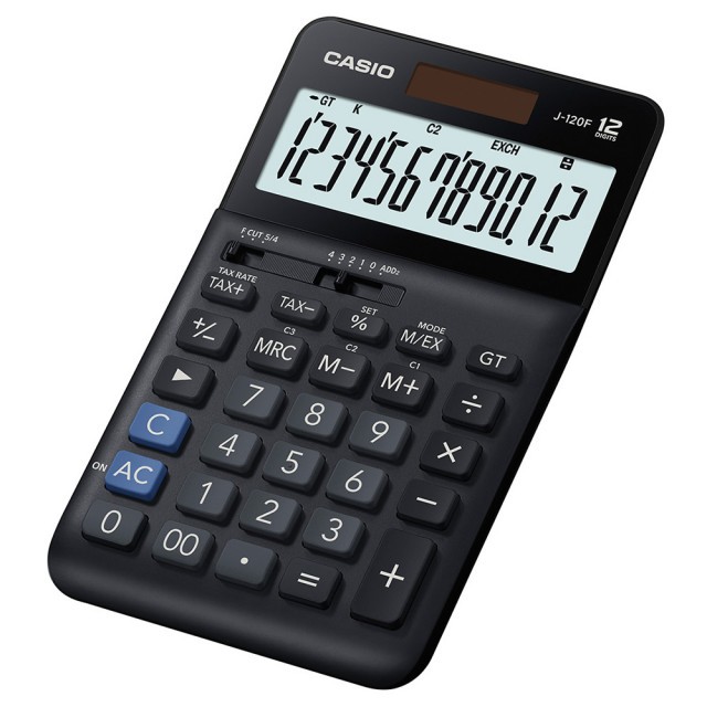 (含稅)卡西歐 CASIO J-120F 大顯示幕計算機 JF-120FM DS-2B 專業商用型 DM-1200FM