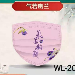 淑女花卉3D口罩,印花3D口罩10只裝