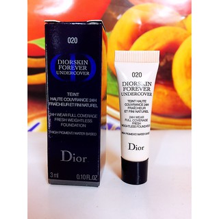 DIOR 迪奧 超完美特務粉底液3ML (色號:020) 全新正貨 盒裝百貨公司專櫃貨