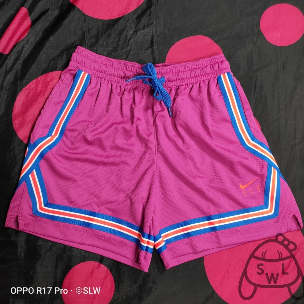 『 SLW 』CK6600-564 女款 NIKE FLY CROSSOVER SHORT 紫藍色 籃球短褲