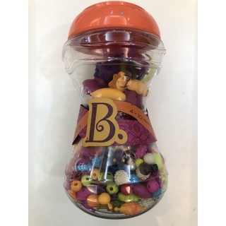 二手 新美國B.Toys感統玩具 波普珠珠-糖果罐（300PCS）/ 串珠 / 手環