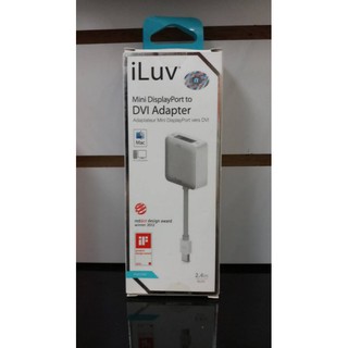 平廣 公司貨 iLuv Mini DisplayPort to DVI Adapter 1920 x1080 轉接線