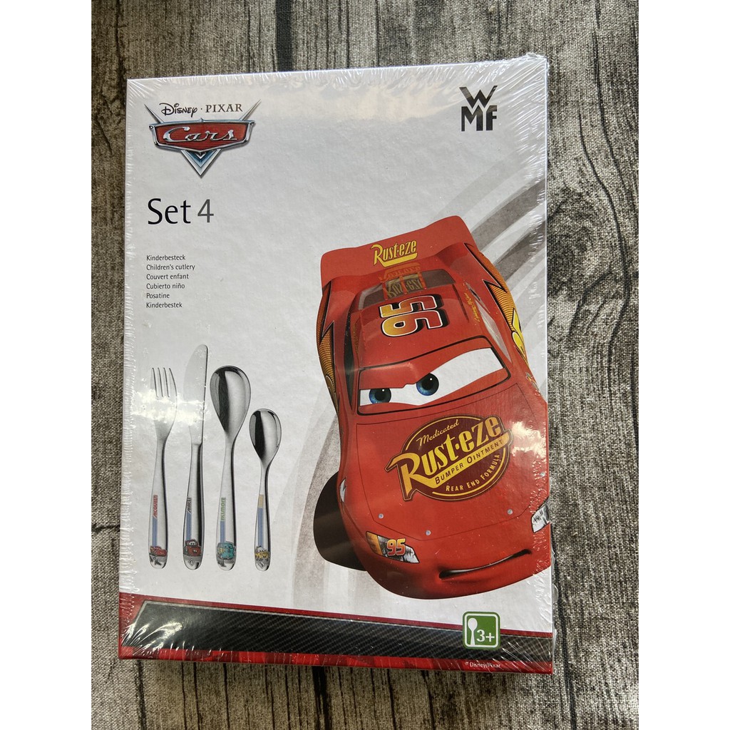 小口米德國代購德國WMF Child's cutlery set 4-pcs. 閃電王麥坤Cars | 蝦皮購物