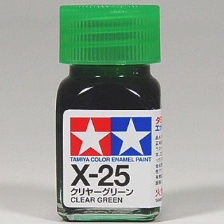 田宮 tamiya 模型 耗材 油性漆 x-25 透明綠 亮光 萬年東海