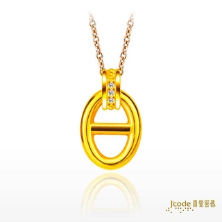 【J’code真愛密碼】✨限量贈鋼鍊✨豬鼻 黃金墜子 9999純黃金 豬鼻項鍊 簡約 情人節禮物 美鑫 22七夕