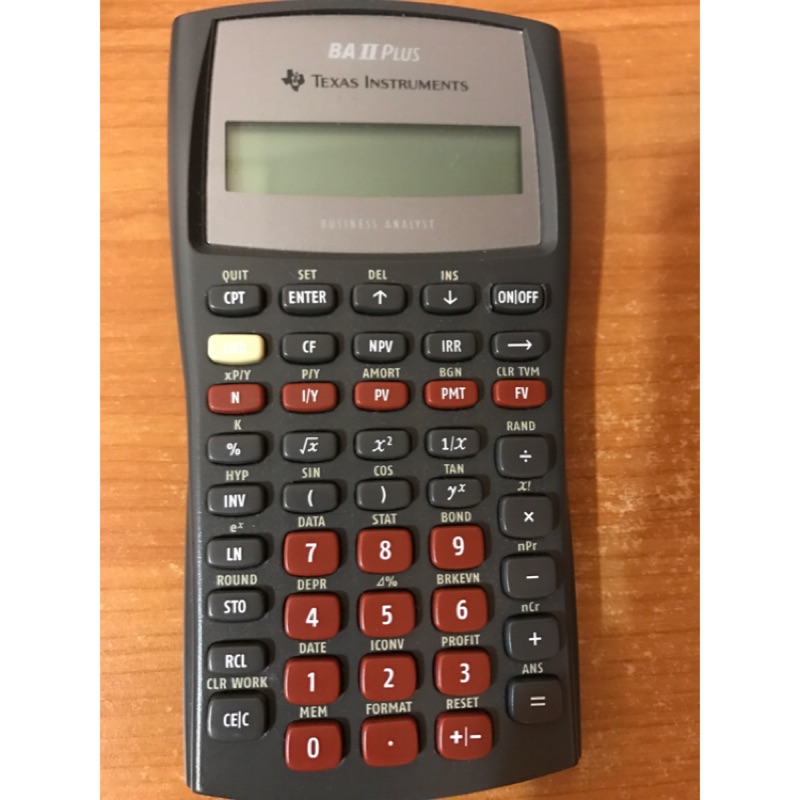 財務計算機 Texas Instruments BA II Plus