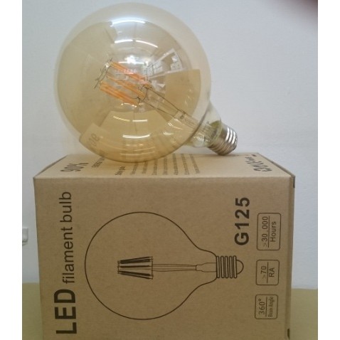 LED 類鎢絲G125-8W 茶色玻璃