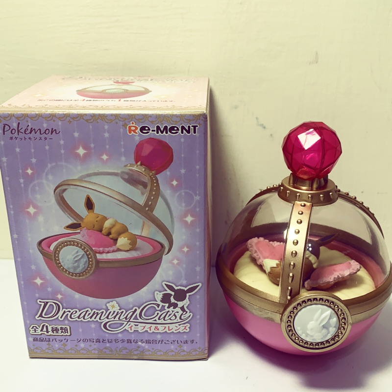 Re-MeNT 神奇寶貝盒玩 粉紅香水瓶 伊布 夢鄉寶盒 Pokémon yurutto