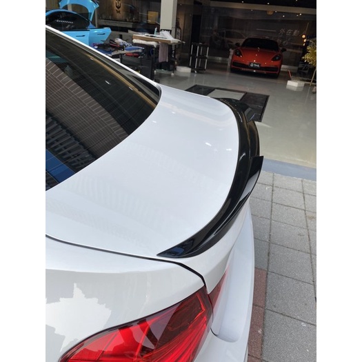 &lt;台灣之光&gt;全新寶馬BMW F30 16 18 14 17 12年M4款尾翼鴨尾原廠烤漆銀粉黑色號#475