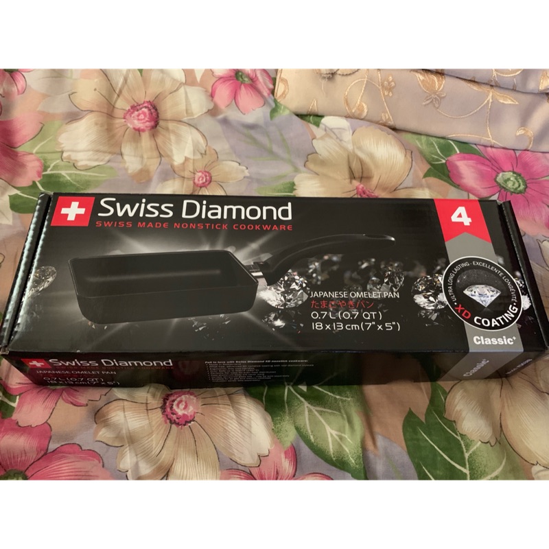 全聯 Swiss Diamond 瑞士原裝頂級鑽石鍋 玉子燒鍋