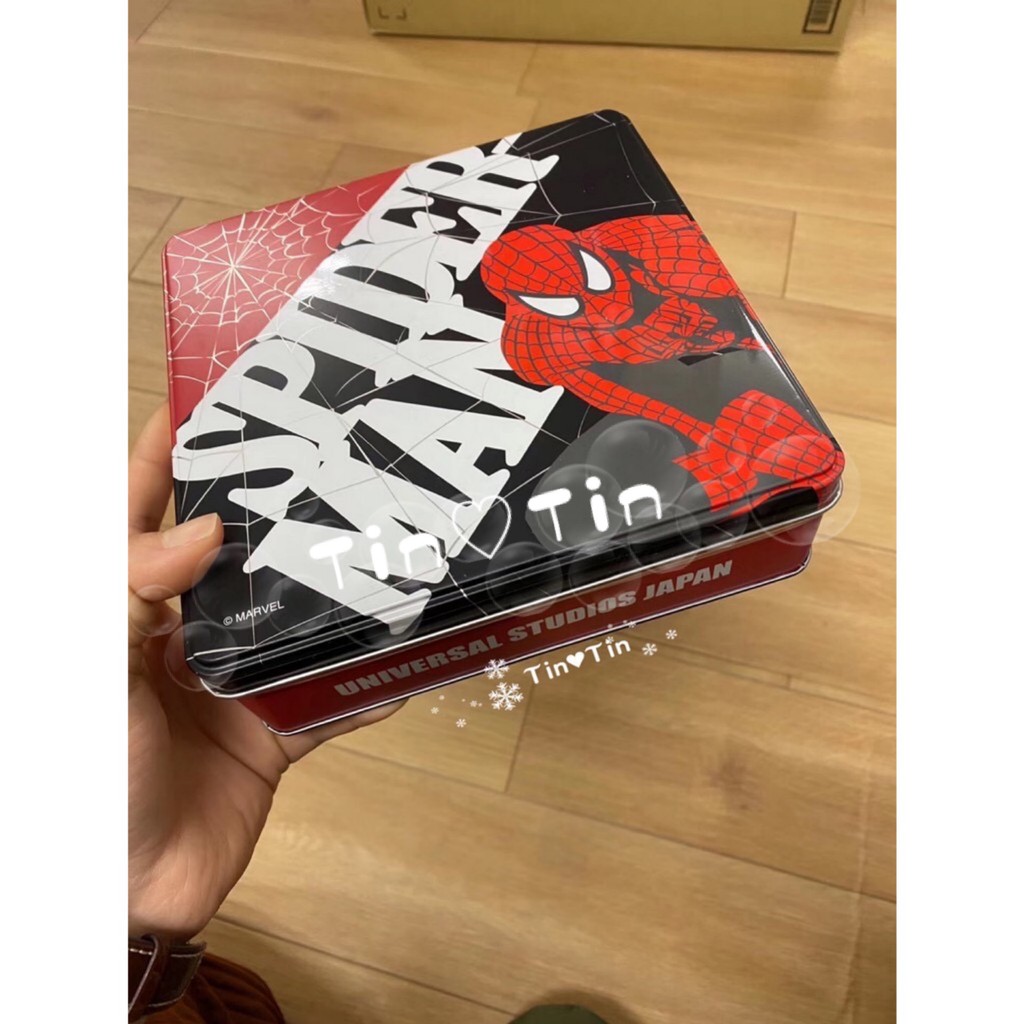 Tin Tin 日本代購 過期出清 環球影城usj 蜘蛛人餅乾禮盒 蝦皮購物