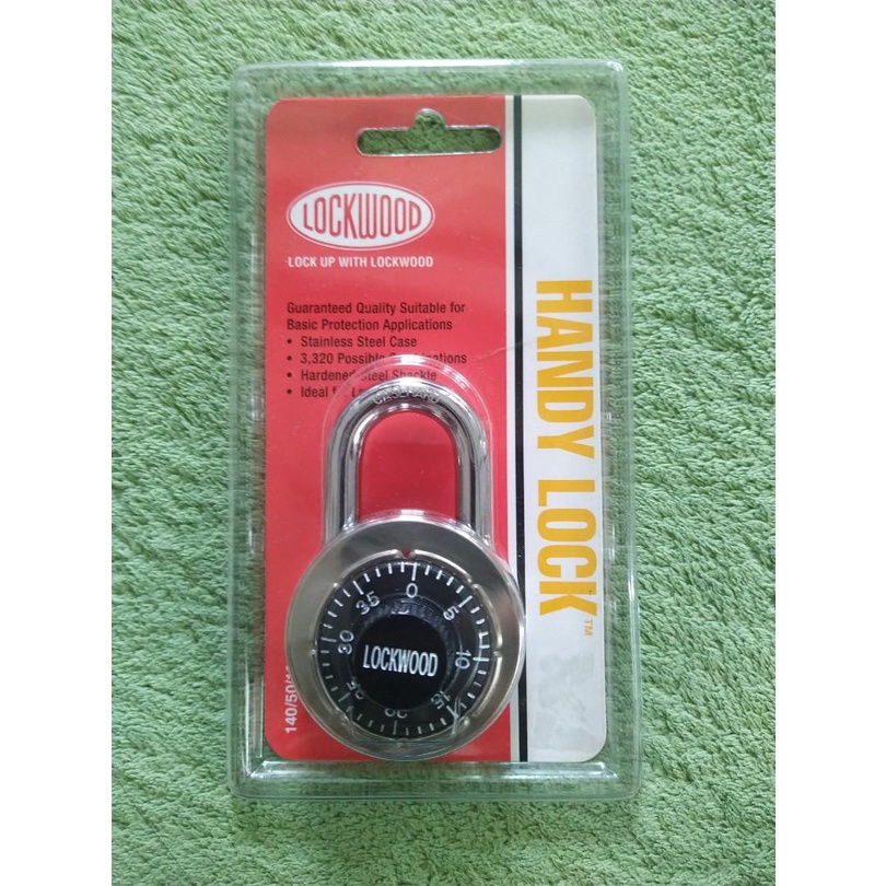 Lockwood 三重密碼   Handy Lock 不鏽鋼 鎖頭