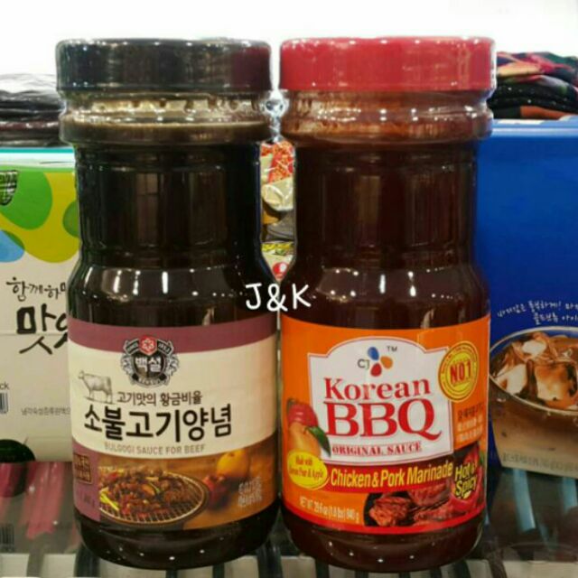 現貨 韓國CJ烤肉醬 840g (原味 / 辣味)非素食