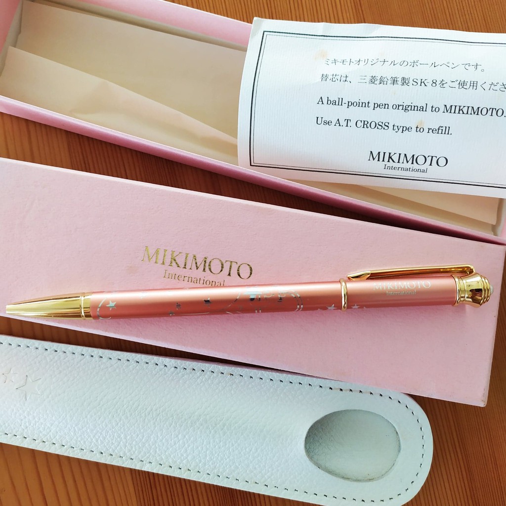 買一送一｜MIKIMOTO日本珍珠筆原子筆 (送 施華洛世奇水晶筆)