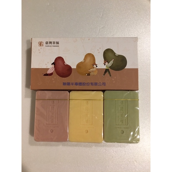 台灣茶摳手工皂3入禮盒（內含紅豆皂X1、黃豆皂X1、綠豆皂X1）