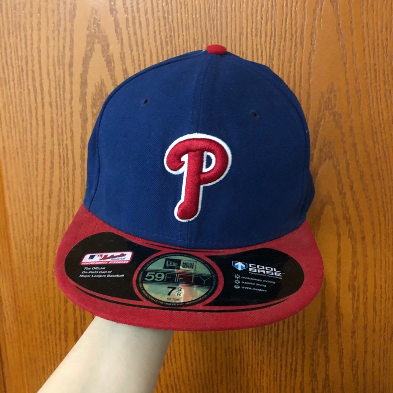 MLB 59fifty 5950費城人刺繡棒球帽 平沿帽