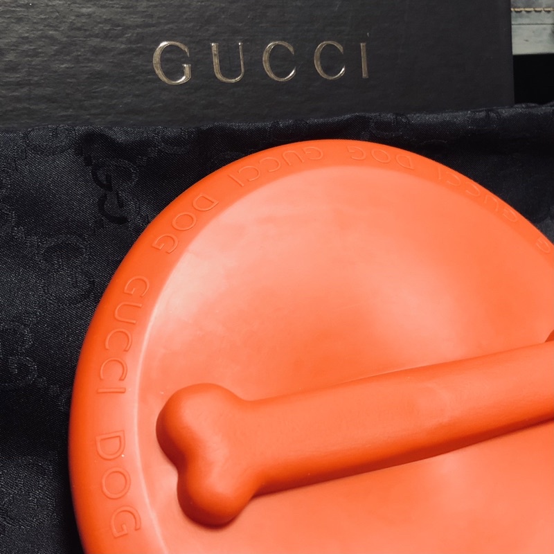 Gucci 飛盤義大利製/直徑約23公分/信義專櫃購入/寵物玩具beams Prada