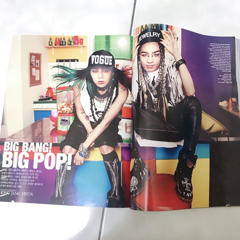 絕版 Bigbang Gd 太陽權志龍董永裴13韓國版vogue雜誌 蝦皮購物
