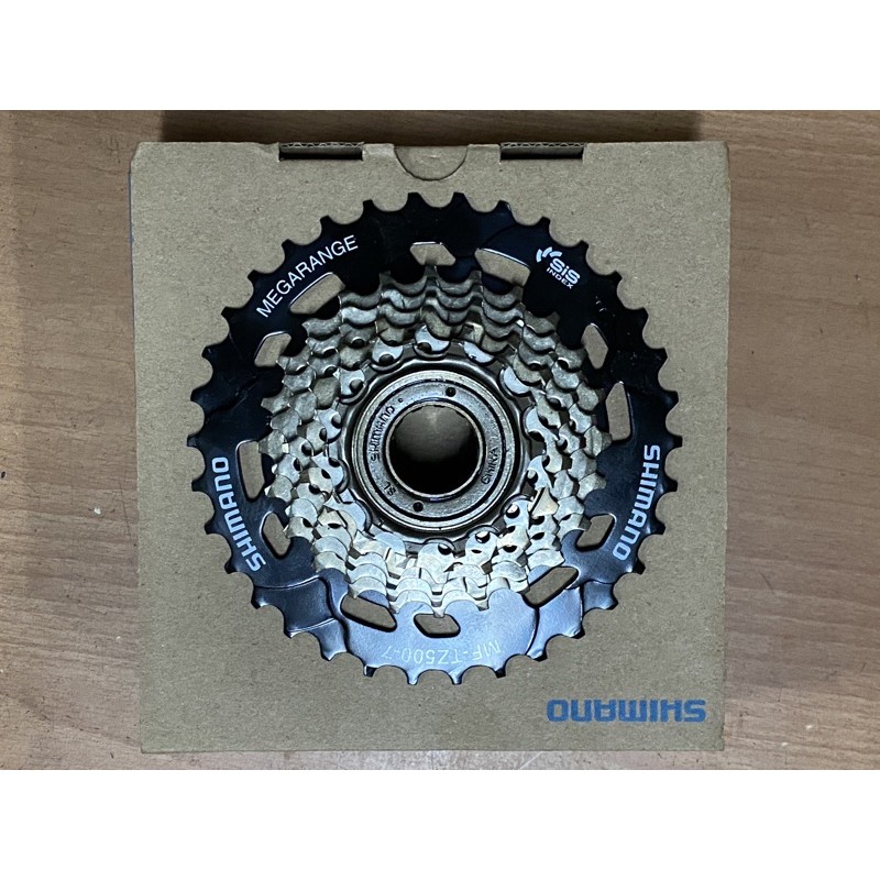 火雞Tth 原廠盒裝SHIMANO MF-TZ500-7 七速 鎖牙式飛輪 加大齒數 14-34T