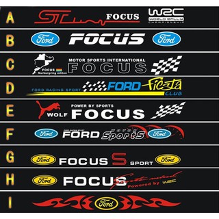 福特 FORD 專用前檔改裝貼 後擋風玻璃貼紙 FOCUS MK3 MONDEO KUGA FIESTA