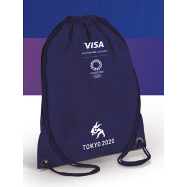 Visa 2020年東京奧運主題束口背包
