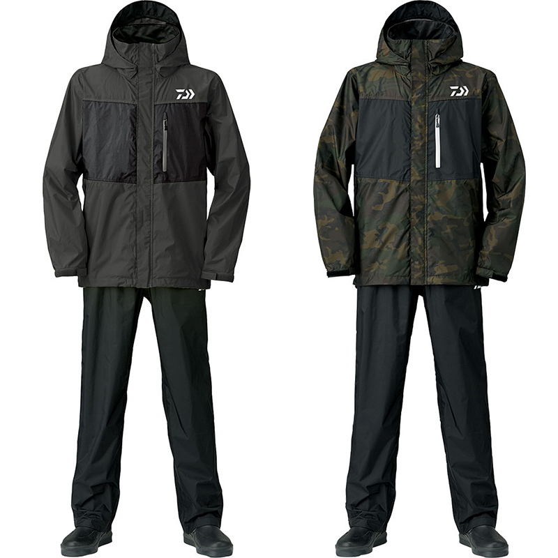 《DAIWA》DR-3621雨衣套裝 中壢鴻海釣具館 新款便宜 釣魚套裝防水套裝 輕薄型雨衣套裝