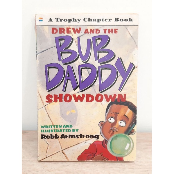 二手青少年橋樑書 英文原文漫畫書 drew and the bub daddy showdown