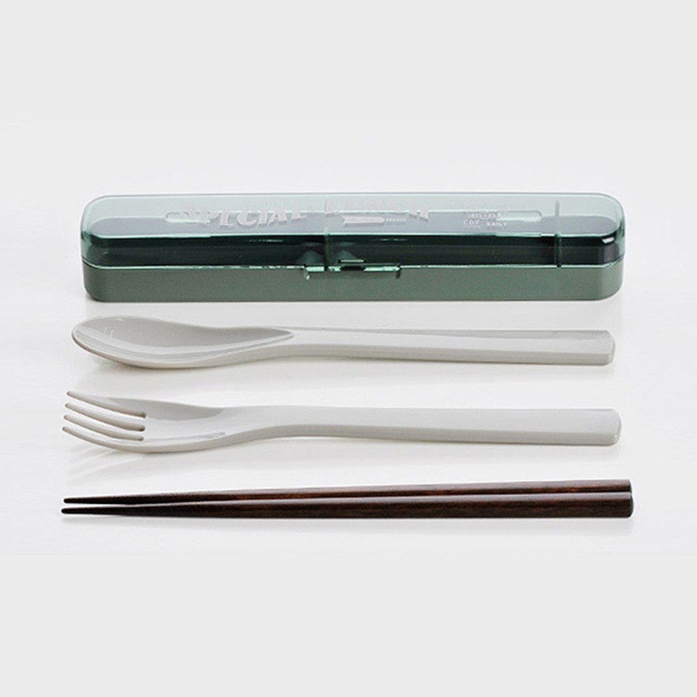 【日本BISQUE】 都會餐具組 共4色《WUZ屋子》餐具盒 筷子 叉子 湯匙 環保餐具