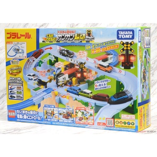 「芃芃玩具」 TAKARA TOMY 多美 PLARAIL 鐵道王國 平交道迴轉車道組 貨號89825