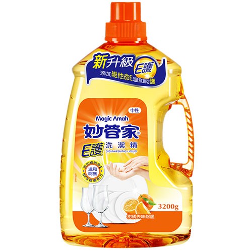【蝦皮直營】妙管家 E護洗潔精 3200g/罐