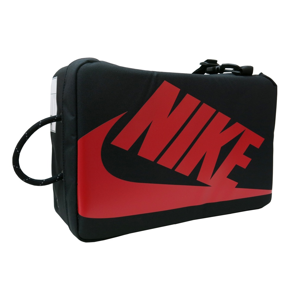 NIKE 側背包 SHOES BOX 鞋盒 戶外 運動 球鞋鞋袋 手提袋 大logo 黑色 DA7337 得意時袋