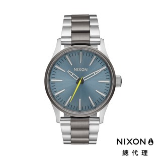 NIXON SENTRY 38 SS 俗女2 陳嘉玲同款 單寧藍 消光灰 雙色錶帶 手錶 男錶 女錶 A450-2304